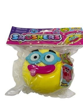 New Authentic Orb  Curiosities Smushers Squishy Toy in Yellow